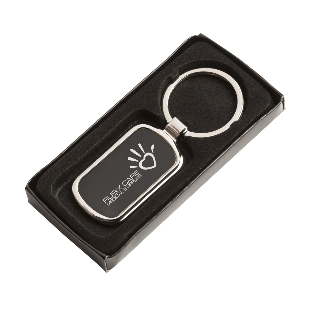 Logotrade business gift image of: KeyTag Rectangular keyring